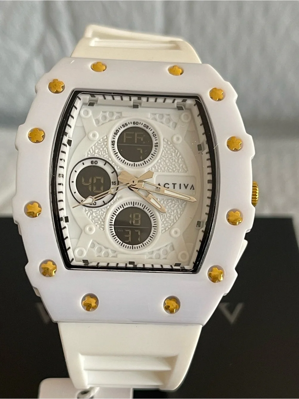 Activa X Invicta Digital Essentials Men's Watch - 42.8mm, White new